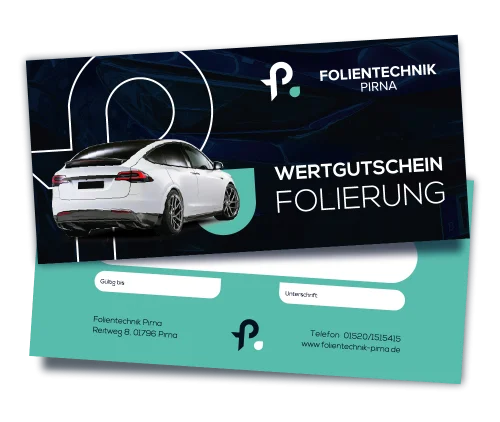 Gutschein Scheibent&ouml;nung Transporter / Kleinbus